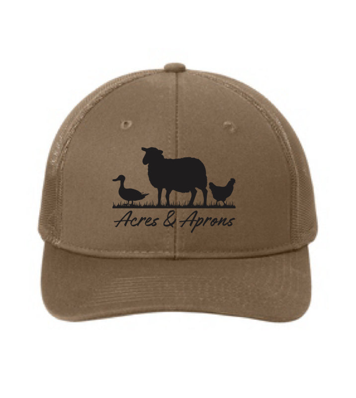 Acres and Aprons Hat