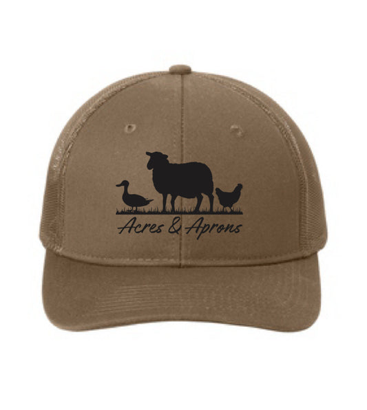 Acres and Aprons Hat